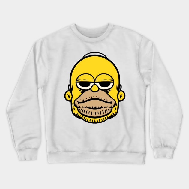 Sleepy Homer Crewneck Sweatshirt by Spinner-vision